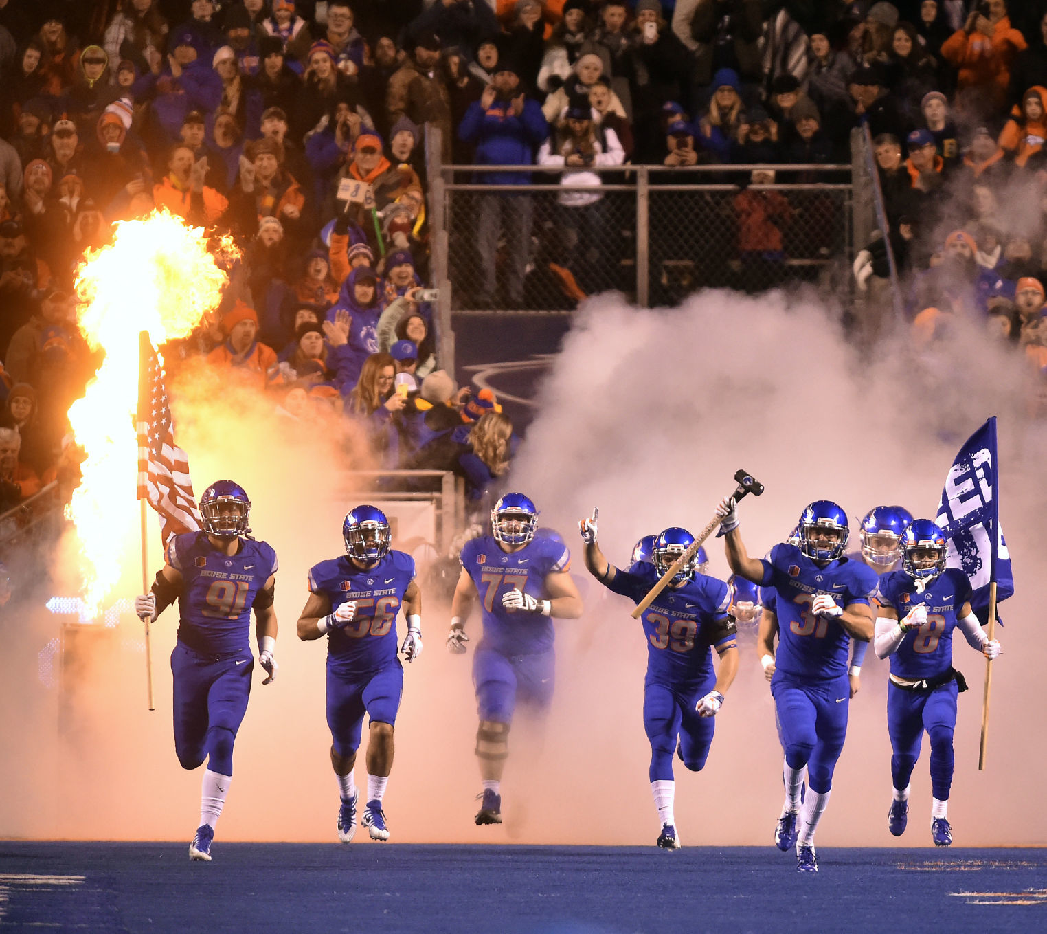 Football - Utah State Vs. Boise State